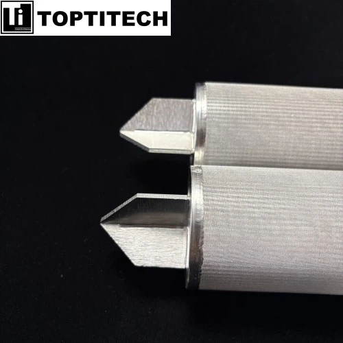 75μm 222-Fin Interface Stainless Steel Mesh Filter For Hydraulic Oil Filtration high quality