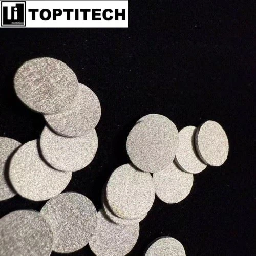 Titanium Fiber Paper φ10*1mm High Temperature Resistant Substrate factory